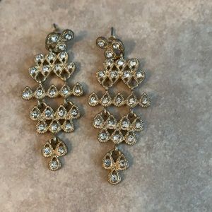 Gold and Crystal earrings